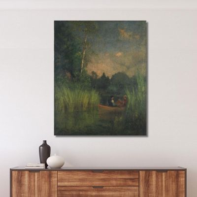 Dusk In The Rushes Alexandria Bay George Inness gin22 canvas print 