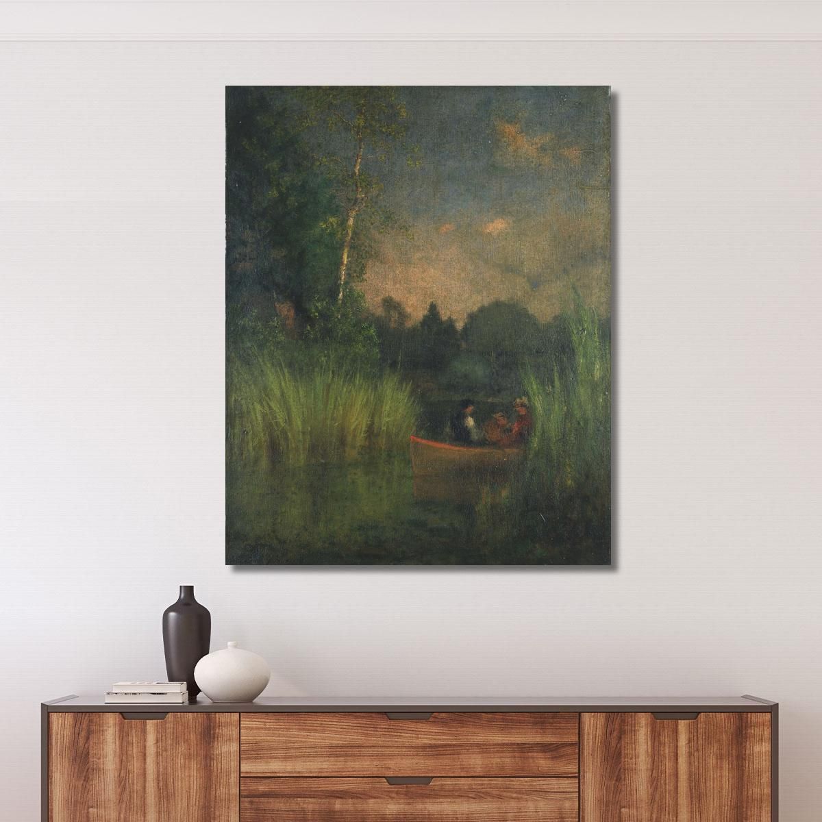 Dusk In The Rushes Alexandria Bay George Inness gin22 canvas print 