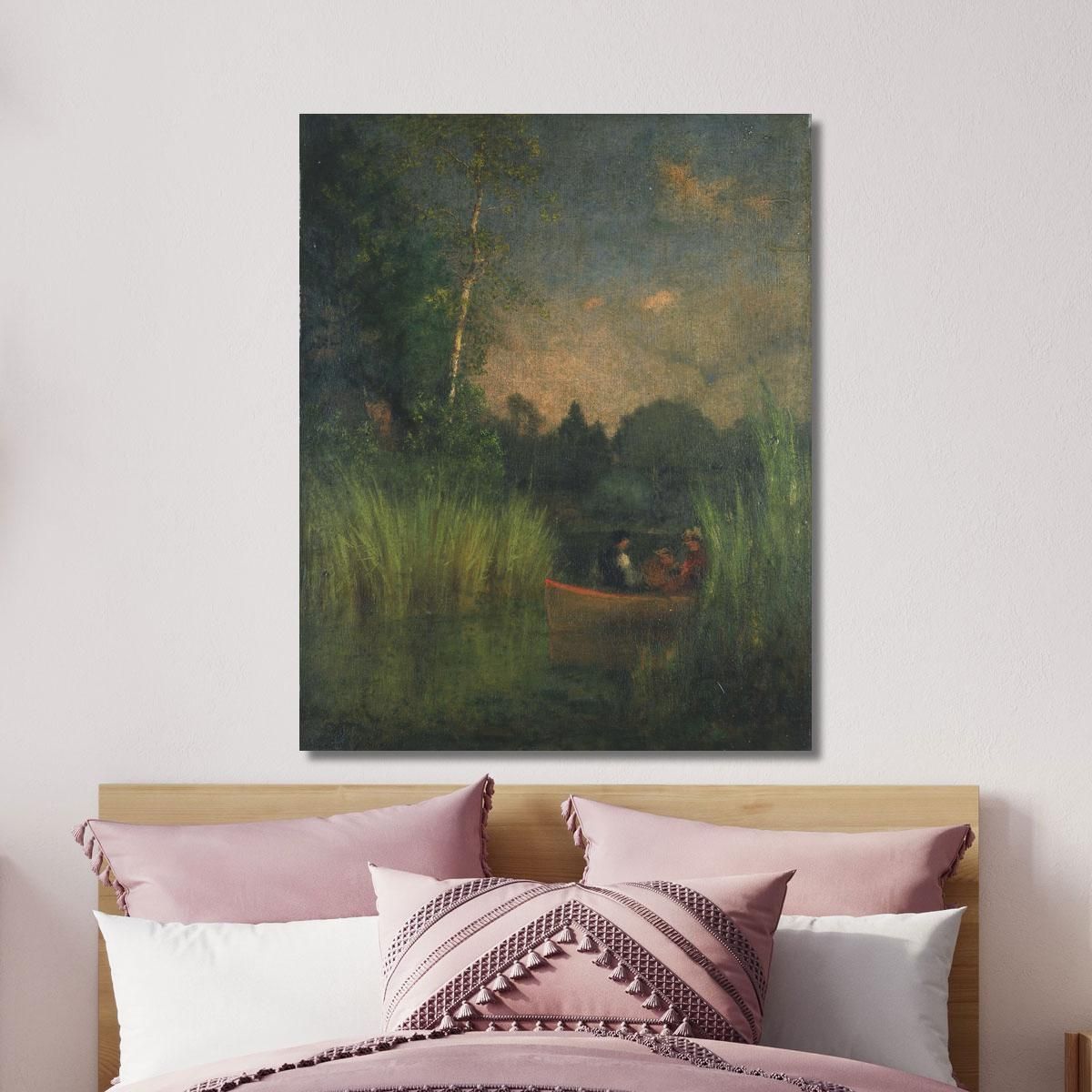 Dusk In The Rushes Alexandria Bay George Inness gin22 canvas print 