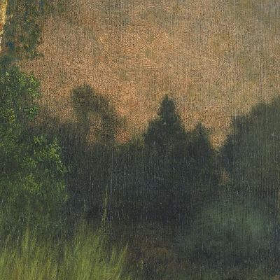 Dusk In The Rushes Alexandria Bay George Inness gin22 canvas print