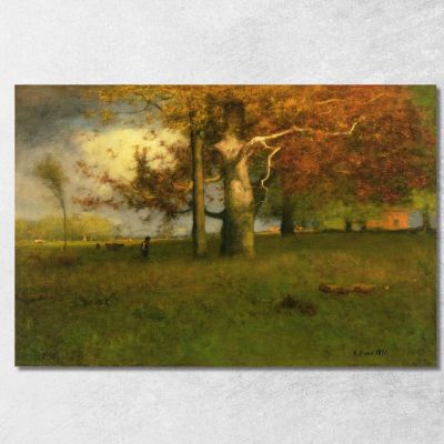 Early Autumn Montclair George Inness gin23 canvas print 