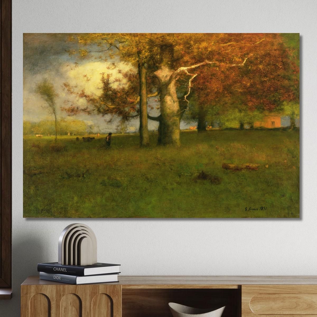 Early Autumn Montclair George Inness gin23 canvas print 