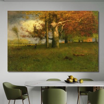 Early Autumn Montclair George Inness gin23 canvas print 