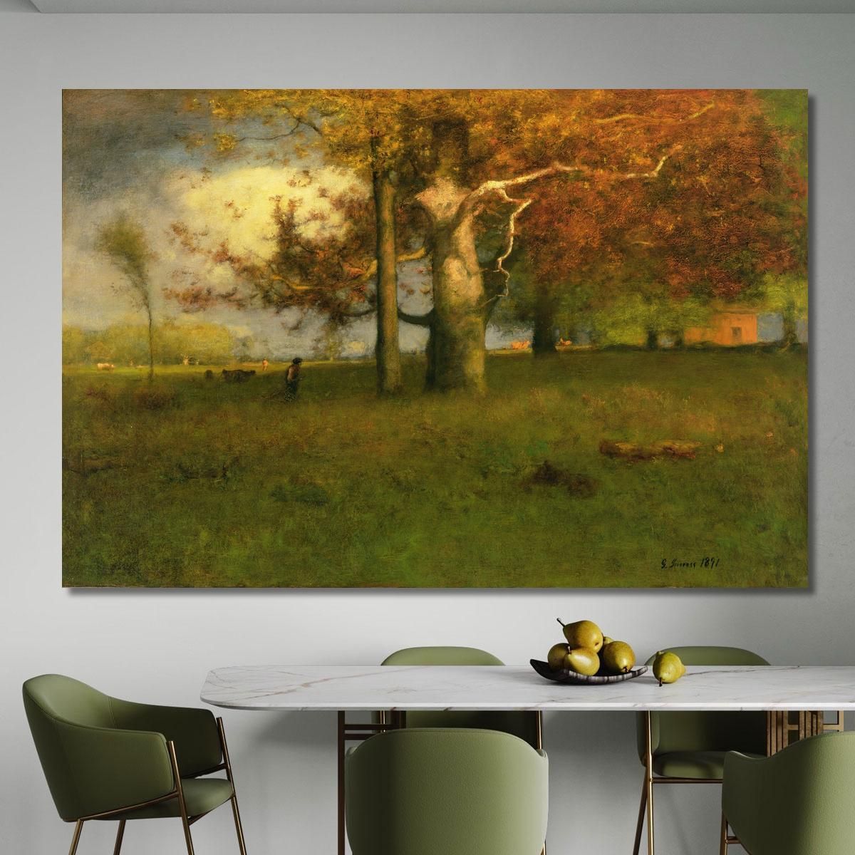 Early Autumn Montclair George Inness gin23 canvas print 