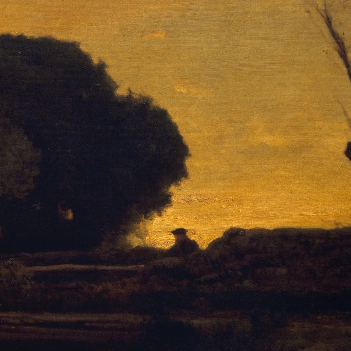 Evening At Medfield Massachusetts George Inness gin27 canvas print