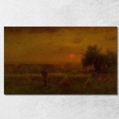 Evening Glow George Inness gin28 canvas print 