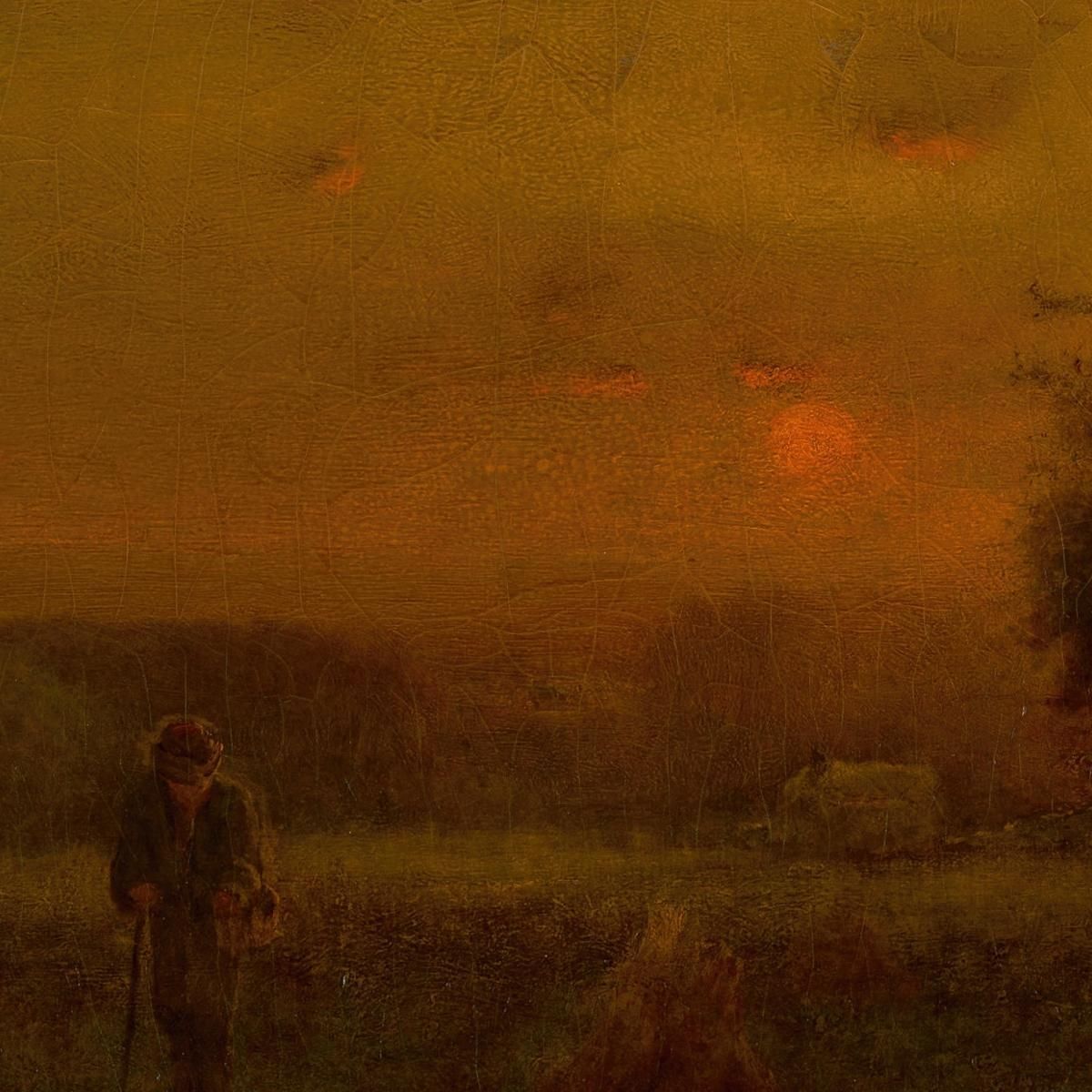 Evening Glow George Inness gin28 canvas print