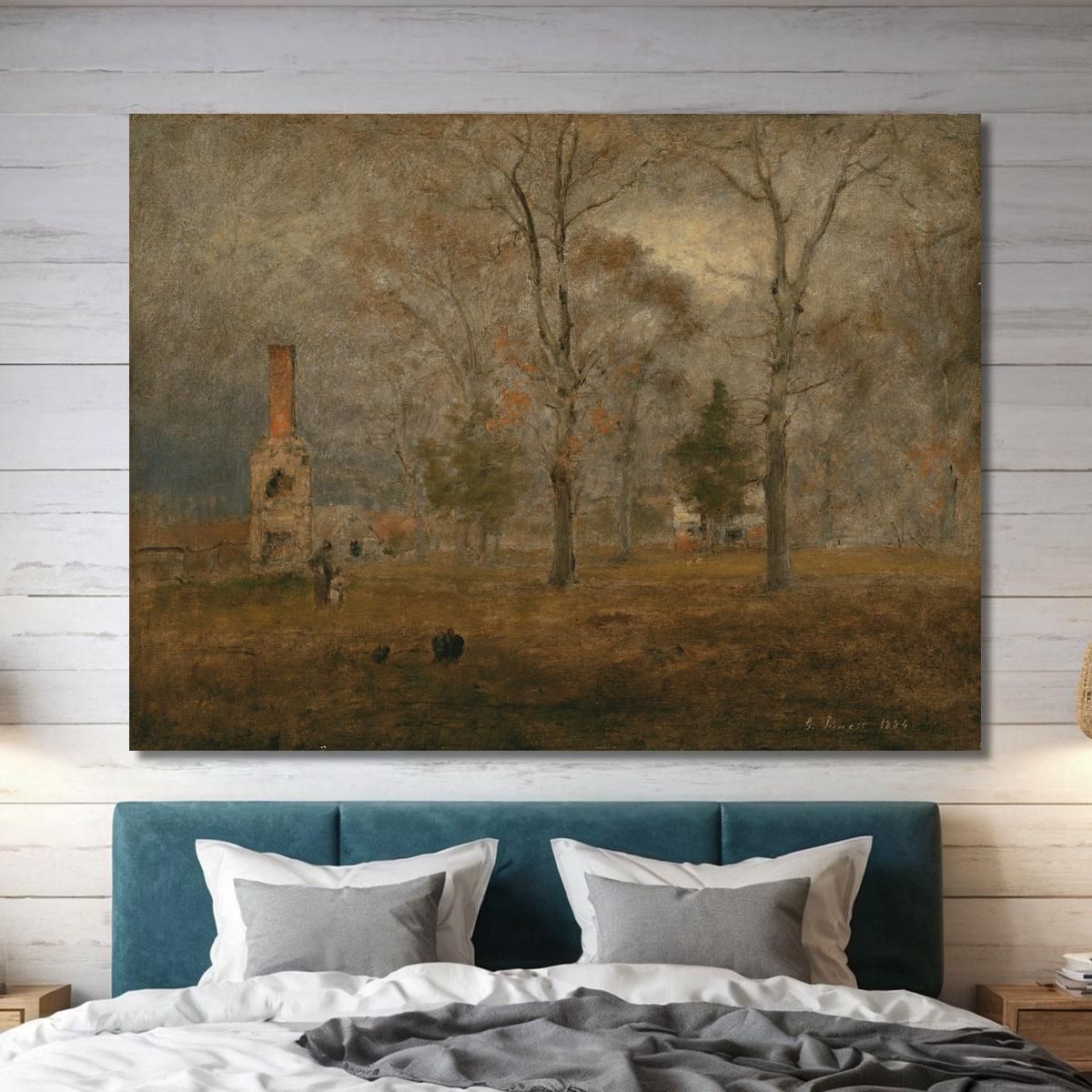 Gray Day Goochland George Inness gin33 canvas print 