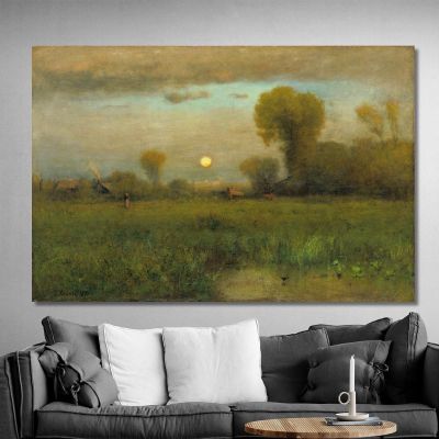 Harvest Moon George Inness gin34 canvas print 