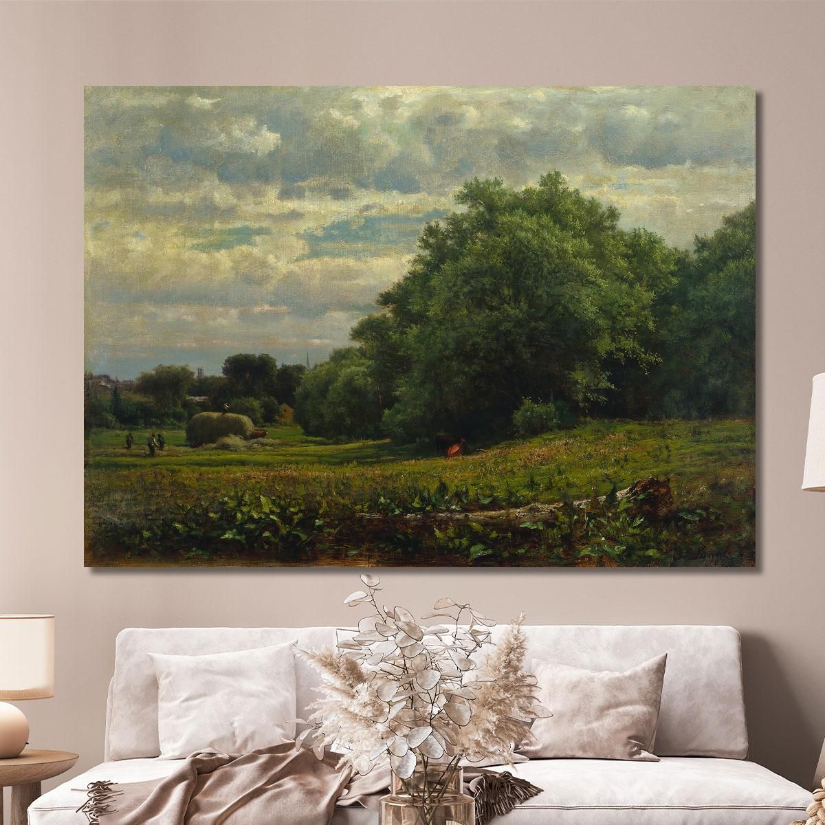 Harvest Time George Inness gin36 canvas print 