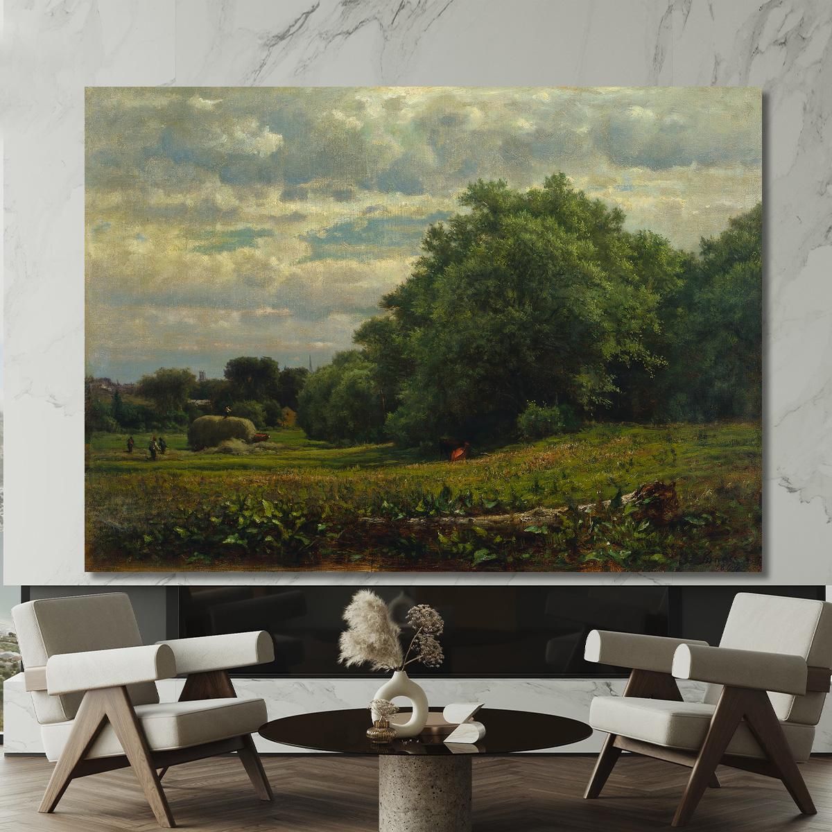 Harvest Time George Inness gin36 canvas print 