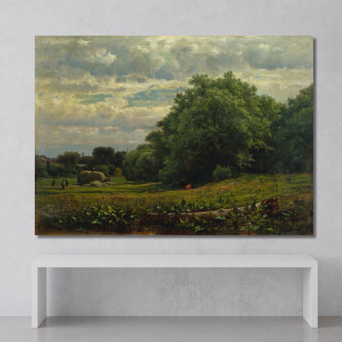 Harvest Time George Inness gin36 canvas print 
