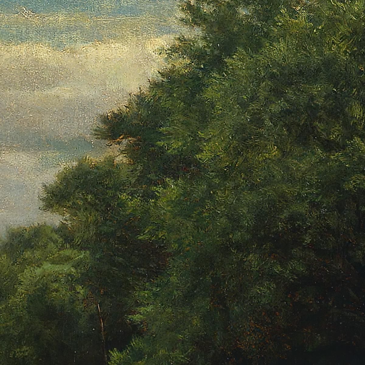 Harvest Time George Inness gin36 canvas print