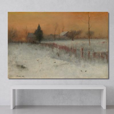 Home At Montclair George Inness gin37 canvas print 