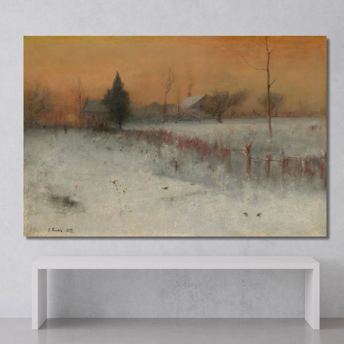 Home At Montclair George Inness gin37 canvas print 