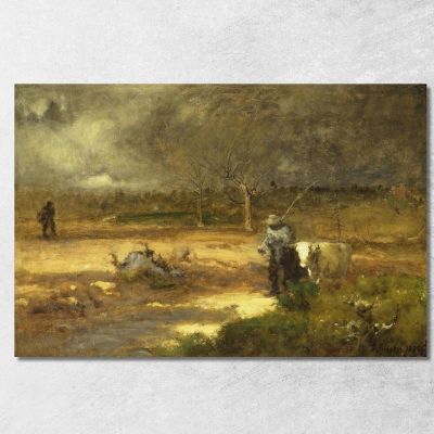 Homeward George Inness gin38 canvas print 