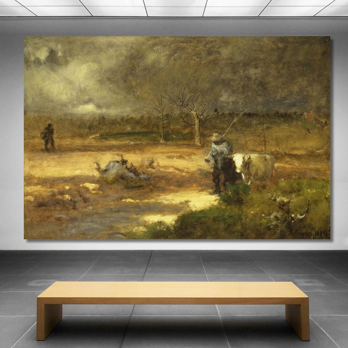 Homeward George Inness gin38 canvas print 