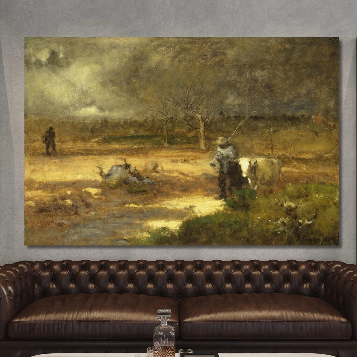 Homeward George Inness gin38 canvas print 