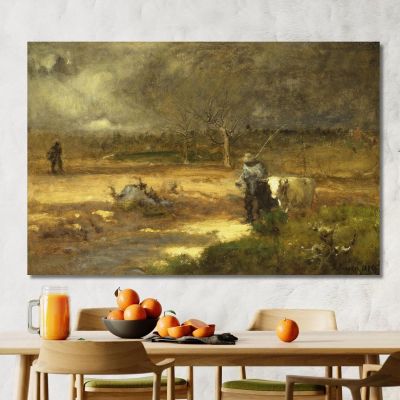 Homeward George Inness gin38 canvas print 