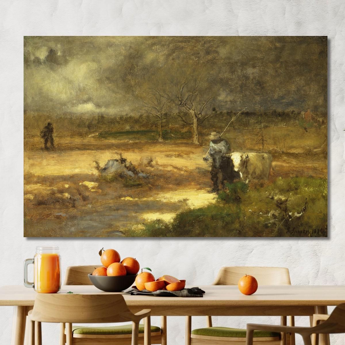 Homeward George Inness gin38 canvas print 