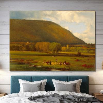 Hudson River Valley George Inness gin39 canvas print 