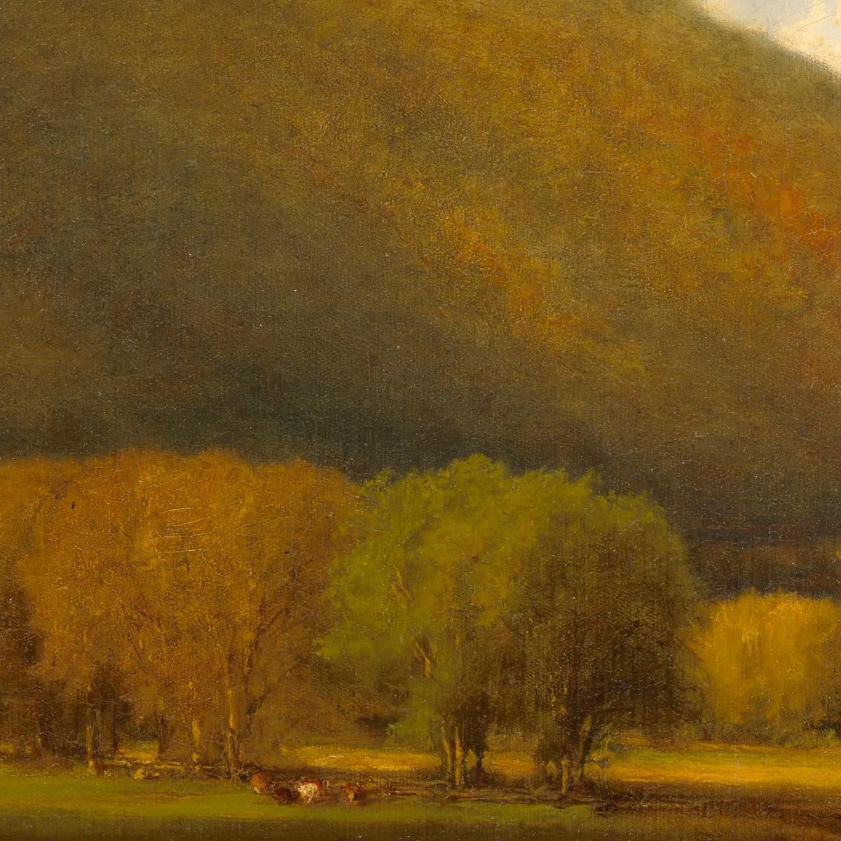 Hudson River Valley George Inness gin39 canvas print