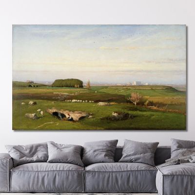 In The Roman Campagna George Inness gin40 canvas print 