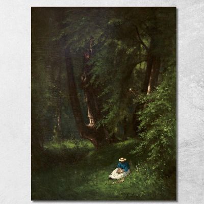 In The Woods George Inness gin41 canvas print 