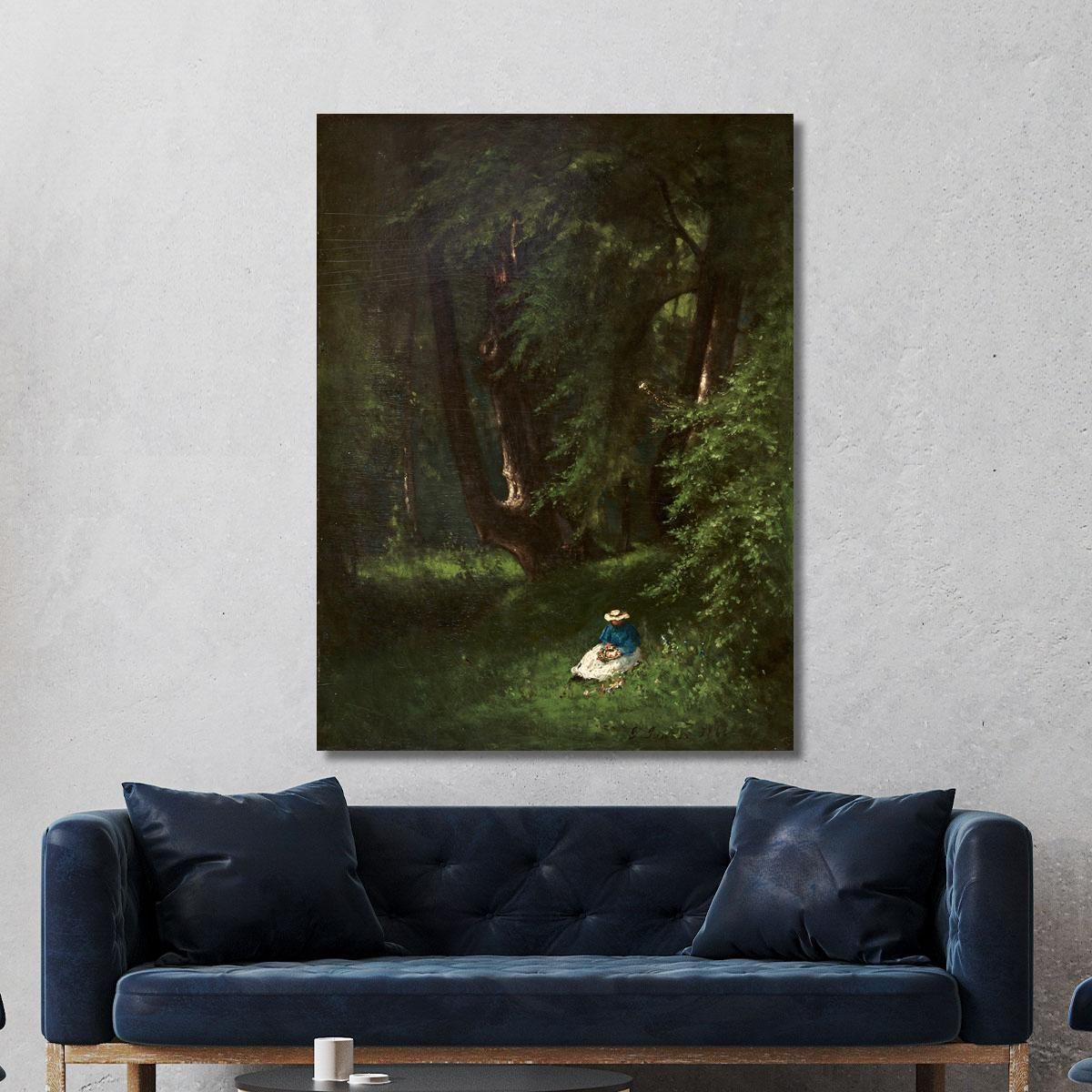 In The Woods George Inness gin41 canvas print 