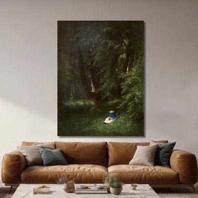 In The Woods George Inness gin41 canvas print 