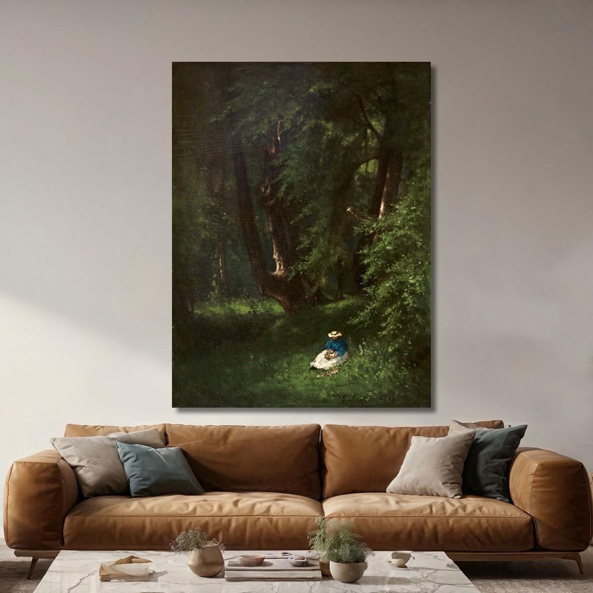 In The Woods George Inness gin41 canvas print 