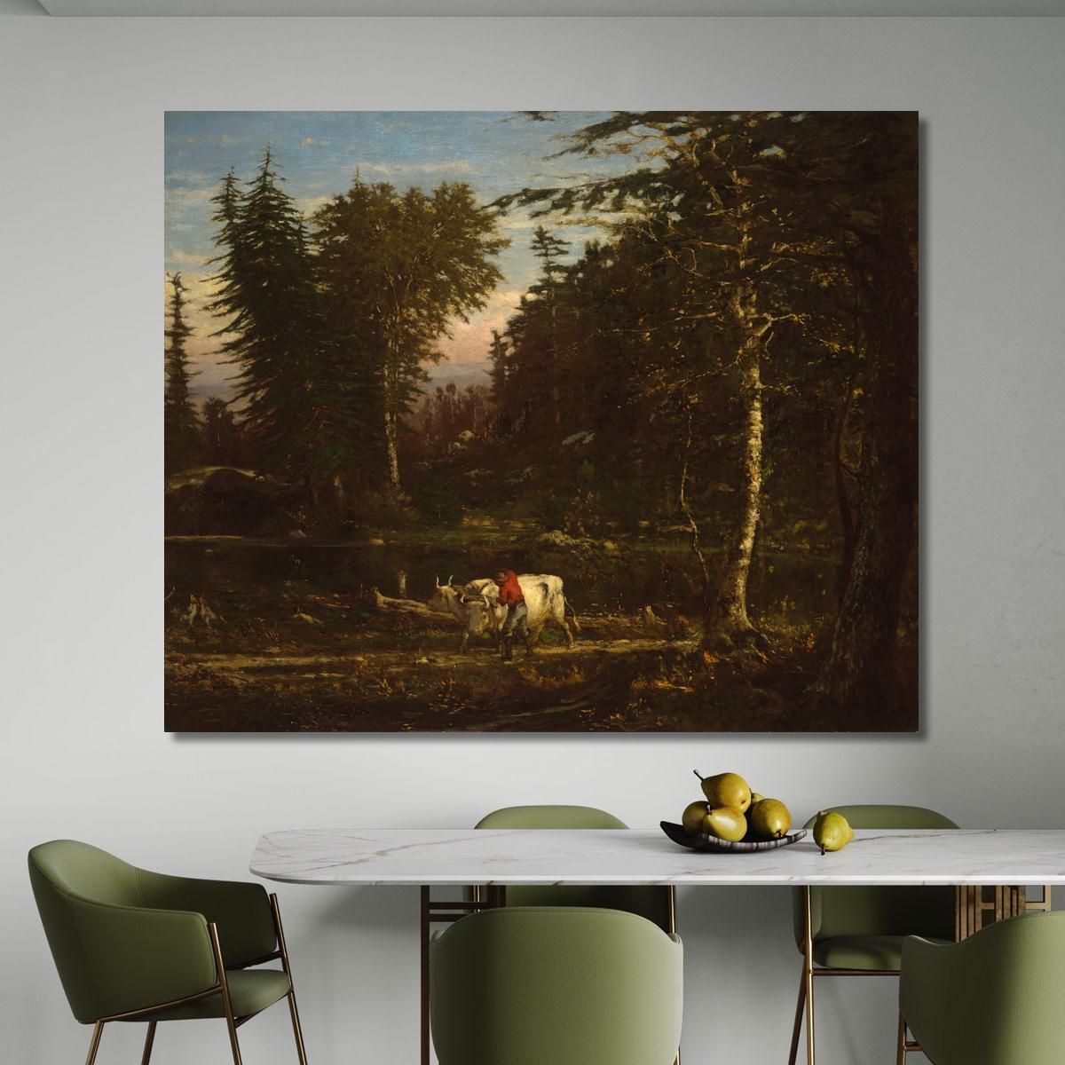 In The Adirondacks George Inness gin42 canvas print 