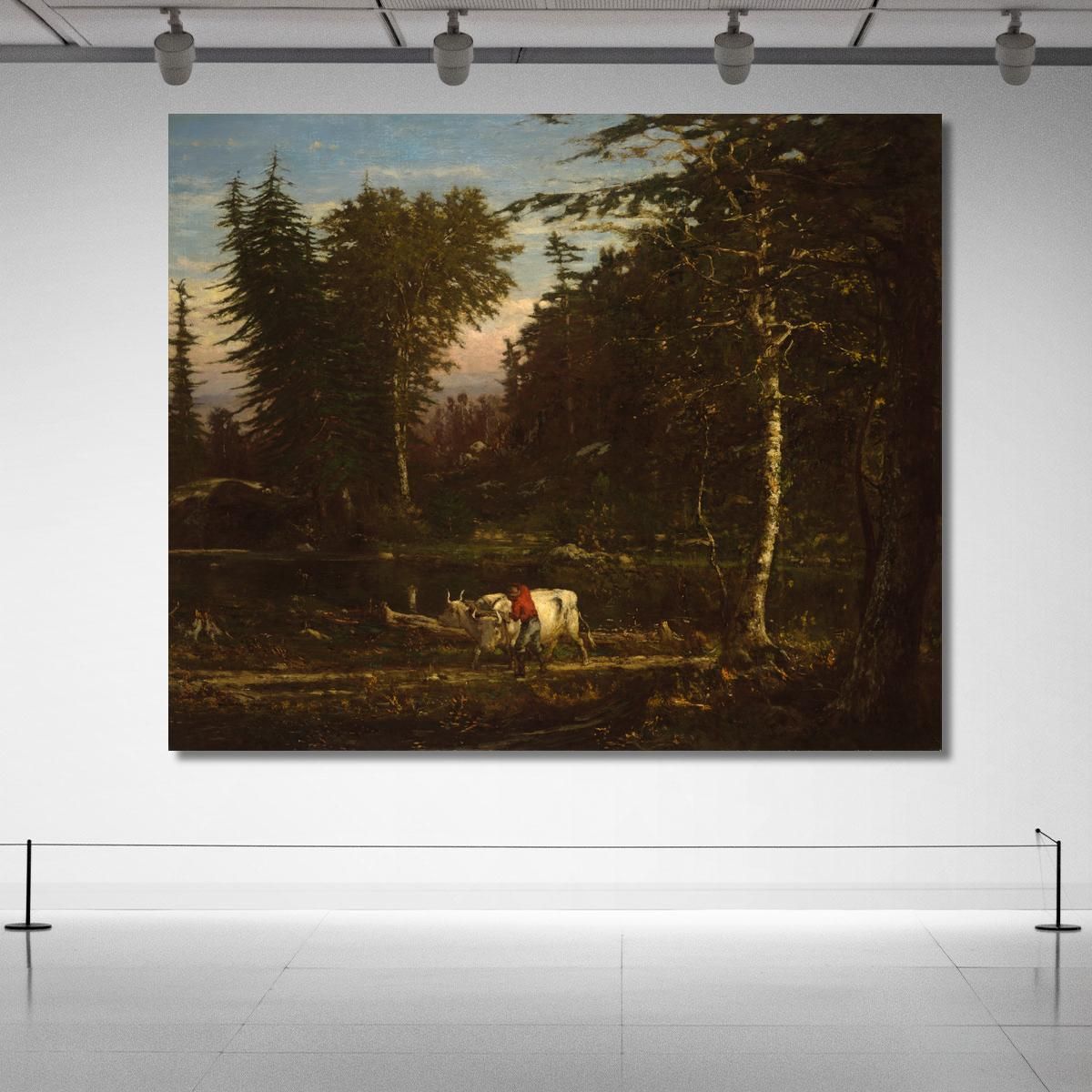 In The Adirondacks George Inness gin42 canvas print 
