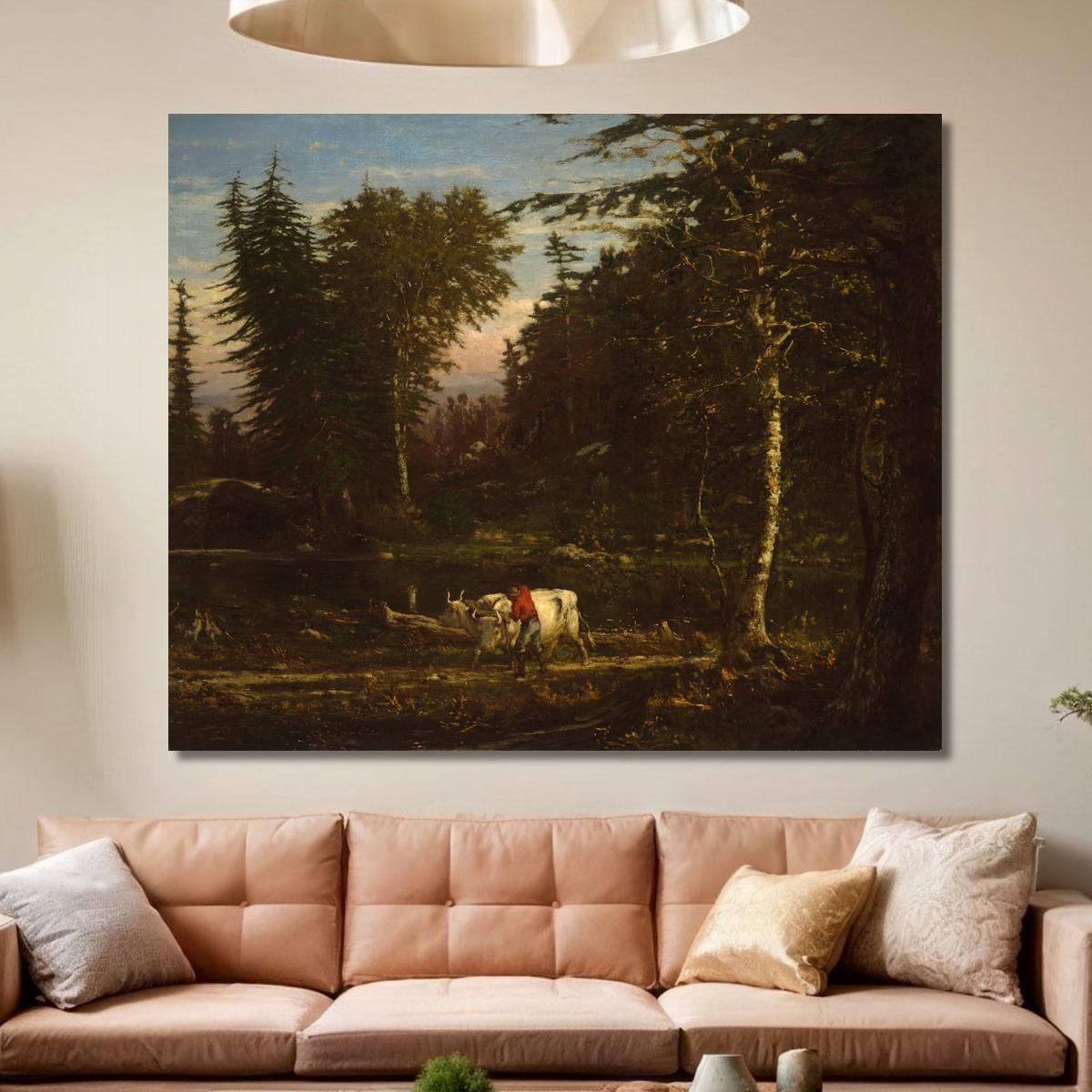 In The Adirondacks George Inness gin42 canvas print 