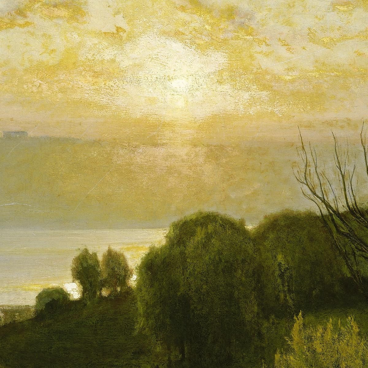 Lake Albano George Inness gin43 canvas print