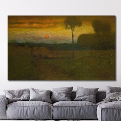 Landscape: Evening Landscape George Inness gin46 canvas print 