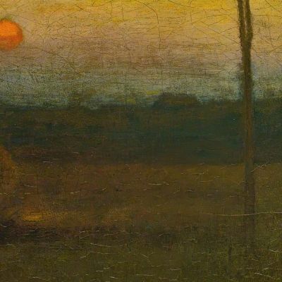 Landscape: Evening Landscape George Inness gin46 canvas print