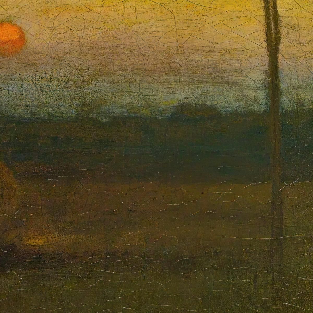 Landscape: Evening Landscape George Inness gin46 canvas print