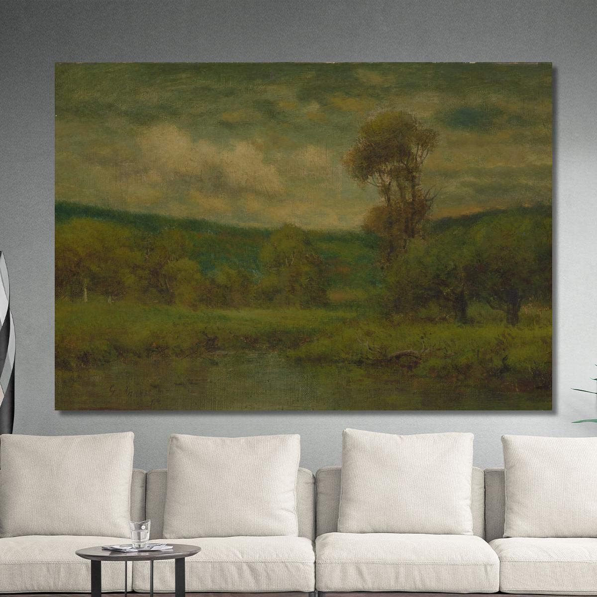 Landscape 2 George Inness gin47 canvas print 