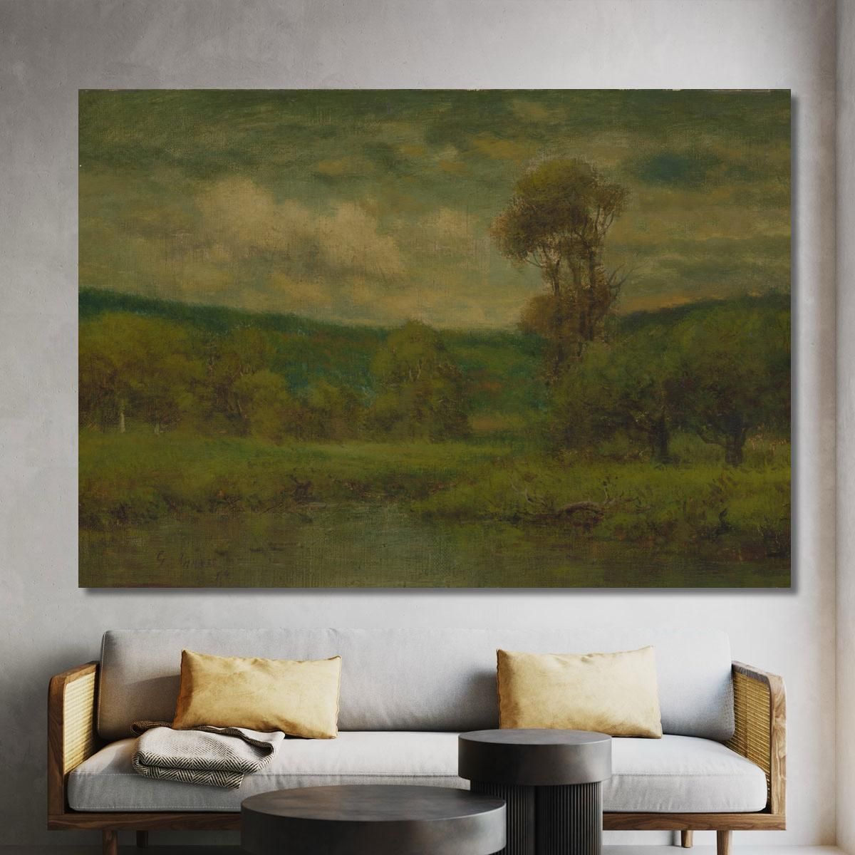 Landscape 2 George Inness gin47 canvas print 