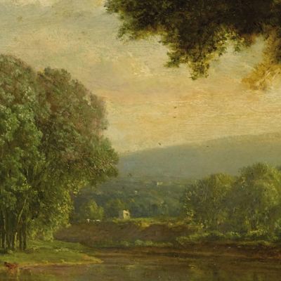 Landscape 3 George Inness gin48 canvas print