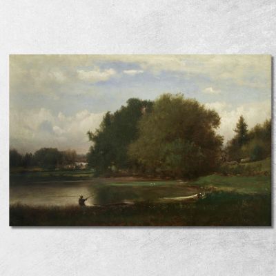 Landscape 5 George Inness gin50 canvas print 