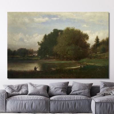Landscape 5 George Inness gin50 canvas print 