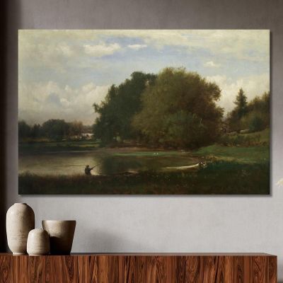 Landscape 5 George Inness gin50 canvas print 