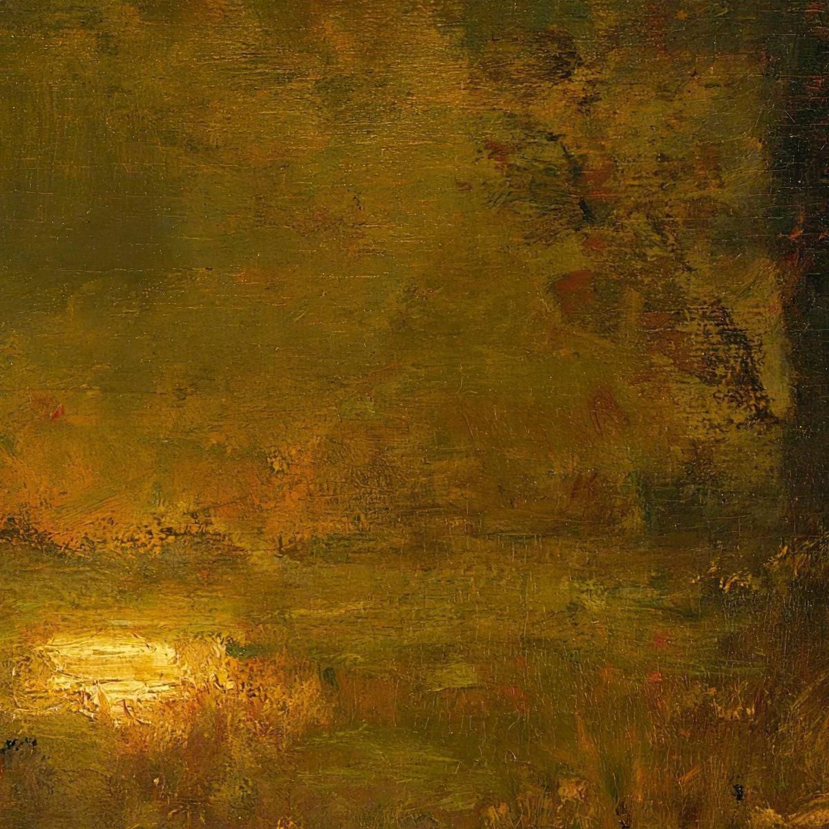 Landscape At Sundown: The Close Of Day / The Veteran'S Return George Inness gin51 canvas print