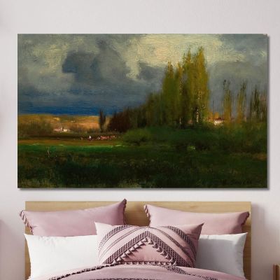 Landscape Study George Inness gin52 canvas print 