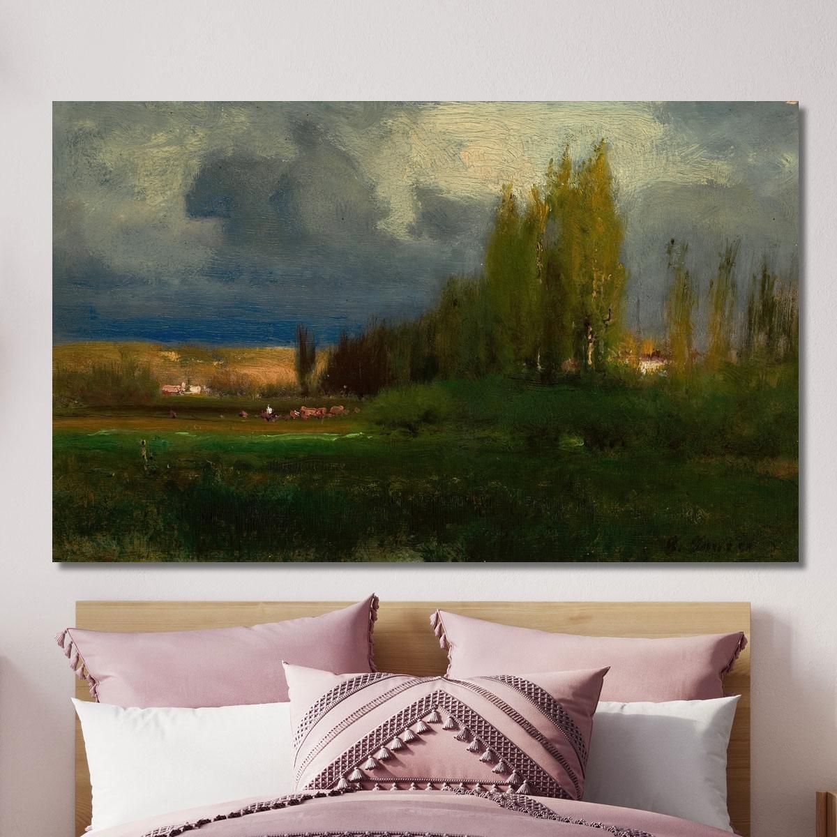 Landscape Study George Inness gin52 canvas print 