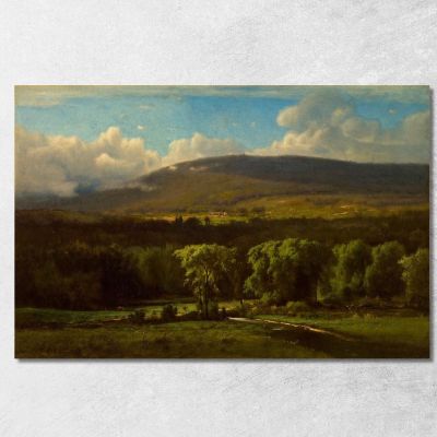 Medway Massachusetts George Inness gin59 canvas print 