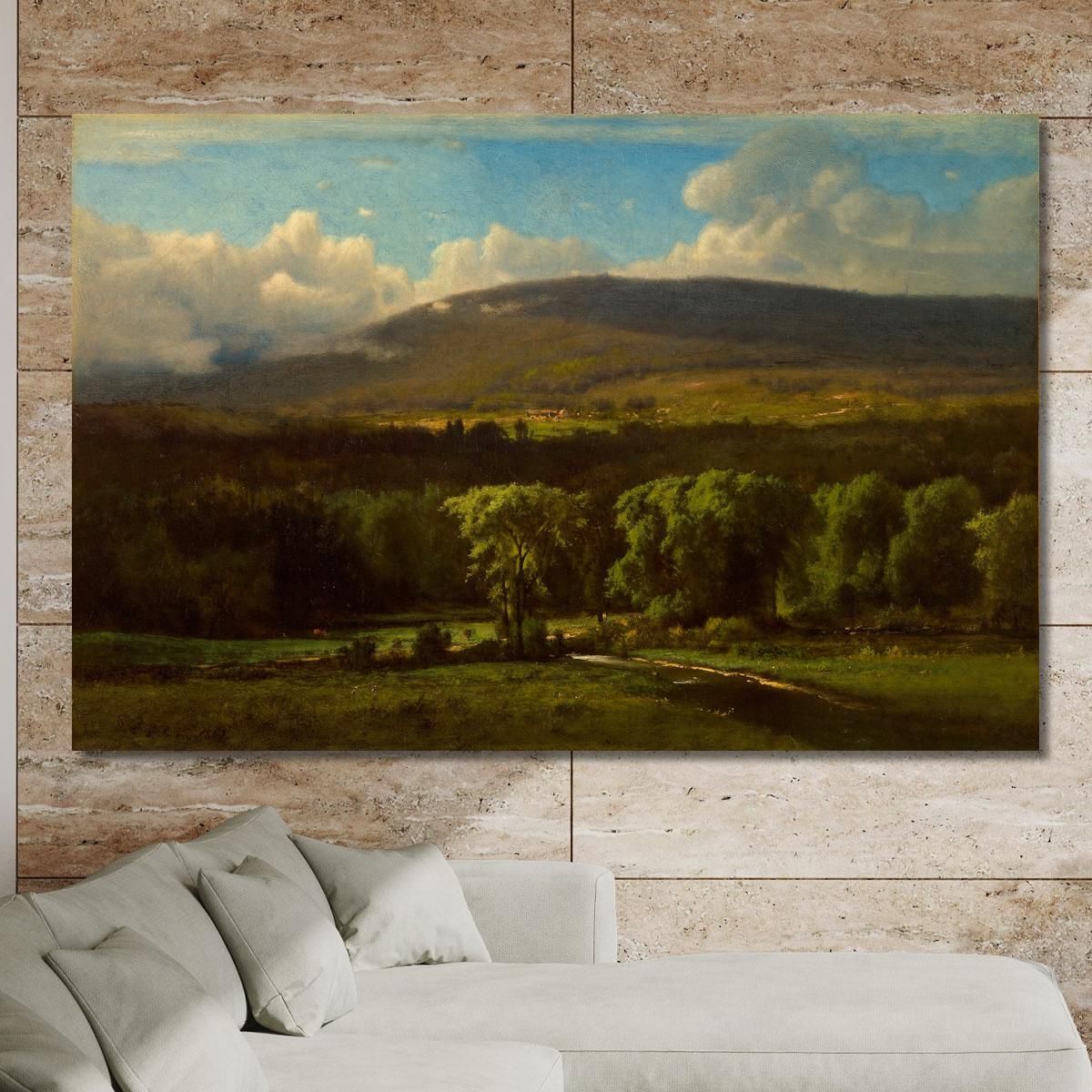 Medway Massachusetts George Inness gin59 canvas print 