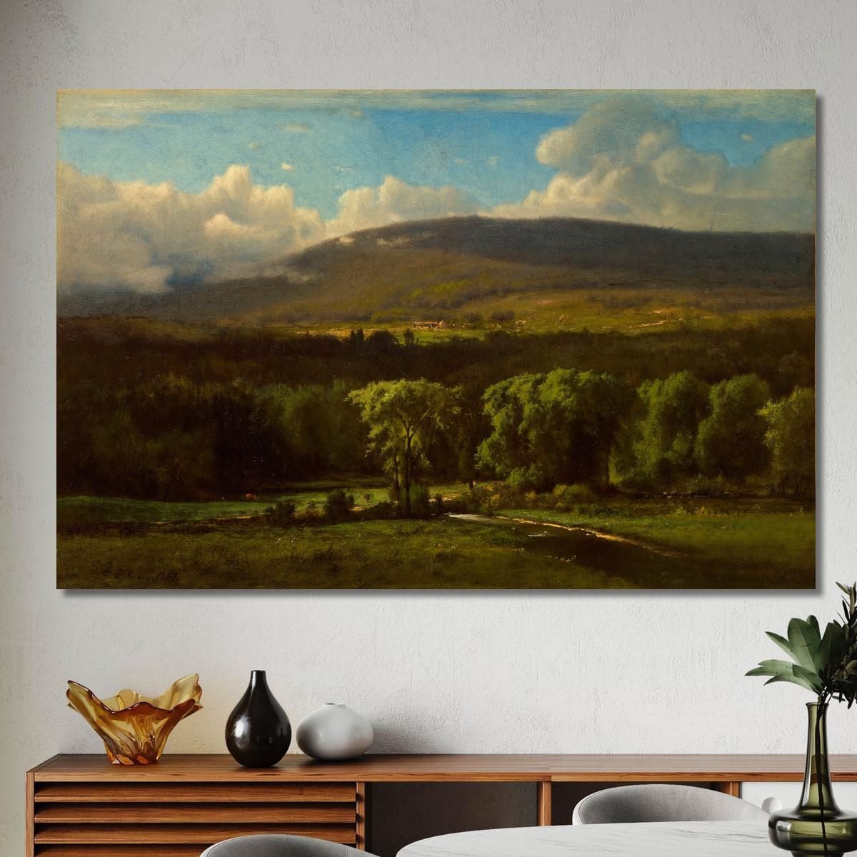 Medway Massachusetts George Inness gin59 canvas print 